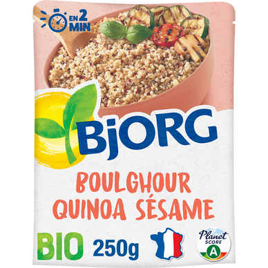 Plat cuisine Boulgour quinoa sésame bio BJORG - 250g