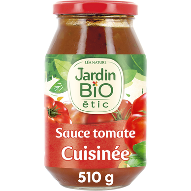 Sauce cuisinée aux petits légumes bio JARDIN BIO 510g