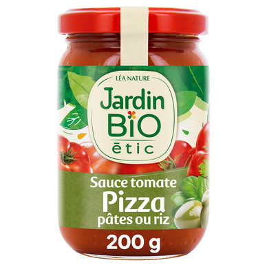 Sauce tomate cuisinée aux olives pates/riz/pizza bio JARDIN BIO200g