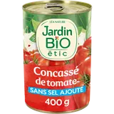 Concassé de tomates morceaux bio JARDIN BIO 400g