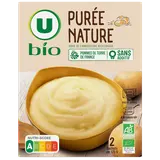 Purée nature, 2 sachets de 125g soit 250g