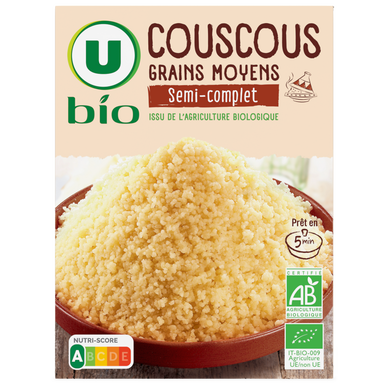 Couscous semi-complet  boîte de 500g
