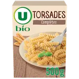 Pâtes Torsades complètes  paquet de 500g
