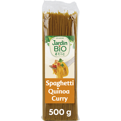 Pâtes Spaghettis quinoa / curry / curcuma bio JARDIN BIO 500g