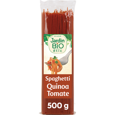 Pâtes Spaghettis au quinoa et à la tomate JARDIN BIO, 500g