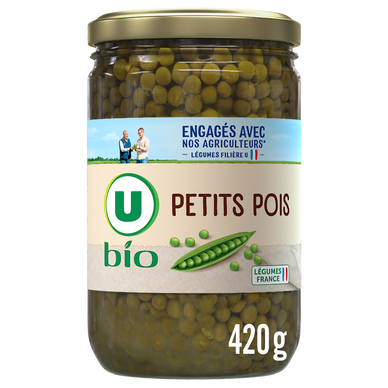 Petits pois - Bocal 420g