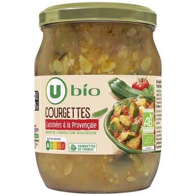 Courgettes cuisinées à la provençale - Bocal 520g