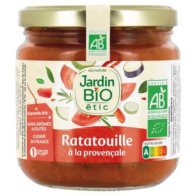 Ratatouille cuisinée herbes provence JARDIN BIO - Bocal 400g