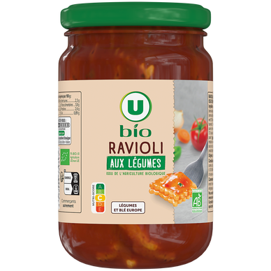 Raviolis aux légumes , 700g