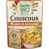 Couscous poulet/curcuma bio JARDIN BIO 220g