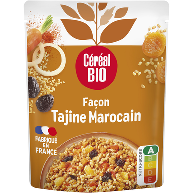 Orge Pruneaux à la Marocaine repas express CEREAL BIO  - 220g