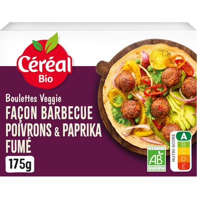 CEREAL BIO- Boulettes veggie barbecue - 175g