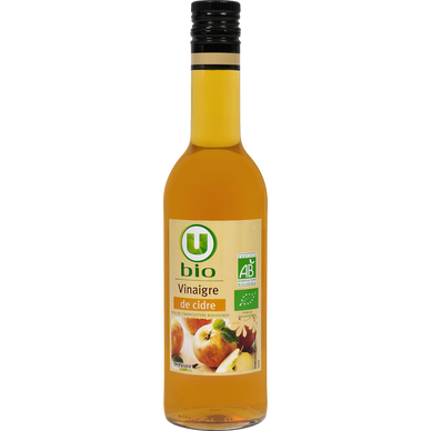 Vinaigre de cidre  bouteille en verre de 50cl