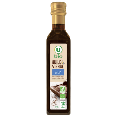 Huile de lin  bouteille de 250ml