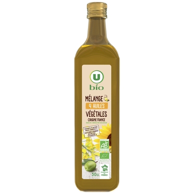 Mélange de 4 huile Bouteille 500mL