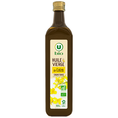 Huile vierge de colza Bouteille 500mL
