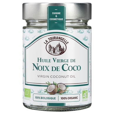 Huile vierge de noix de coco bio LA TOURANGELLE, 314ml