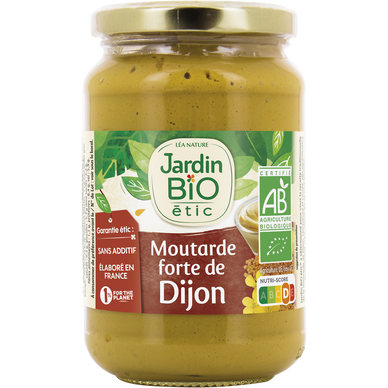 Moutarde forte de Dijon bio JARDIN BIO 350g