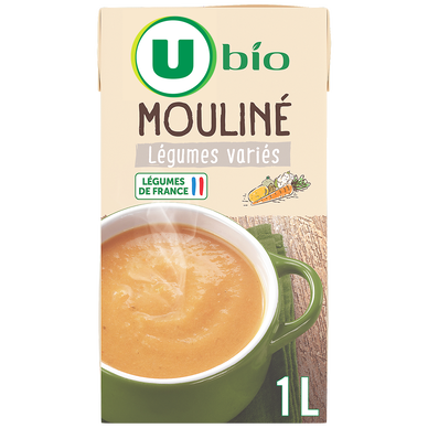 Soupe Mouliné légumes variés brique de 1 litre