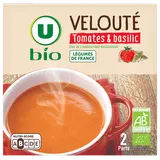 Soupe Velouté de tomates et basilic - 2 briques de 30cl