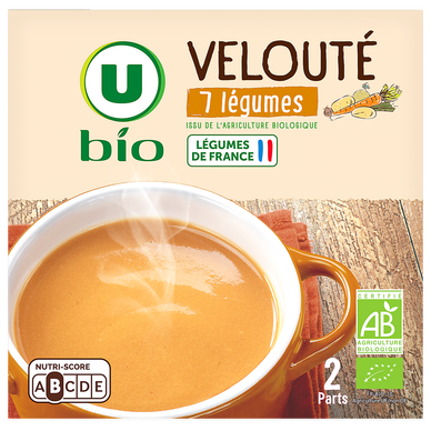 Soupe Velouté 7 légumes - 2 briques de 30cl
