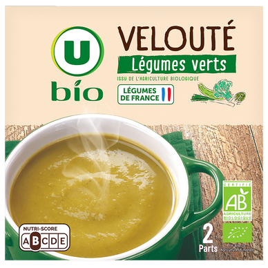 Soupe Velouté de légumes verts 2 briques de 30cl, 680g