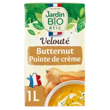 Velouté butternut pointe de crème bio JARDIN BIO brique 1L