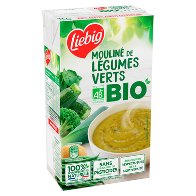 Soupe mouliné de légumes verts bio LIEBIG, 1l
