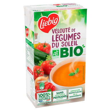 Soupe velouté de légumes du soleil bio LIEBIG, 1litre