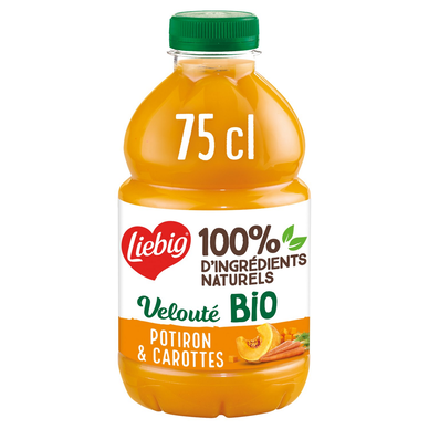 Velouté de légumes potiron carottes Bio LIEBIG, 75cl