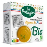 Velouté de légumes de nos campagnes bio LA POTAGERE, 2X30cl