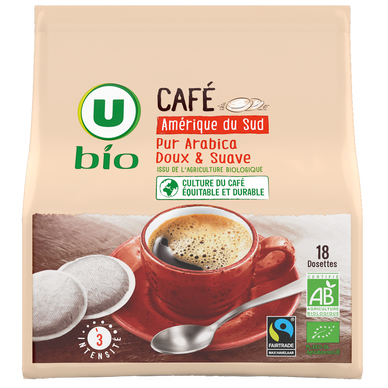 Café dosettes Bio Amérique du Sud N°3 - x18
