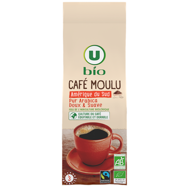 Café moulu Bio Amérique du Sud MAX HAVELAAR - 250g