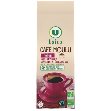 Café moulu Bio du Pérou MAX HAVELAAR - 250g