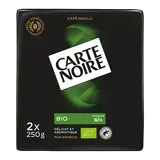 Café moulu CARTE NOIRE Bio 100% arabica - 2x250g