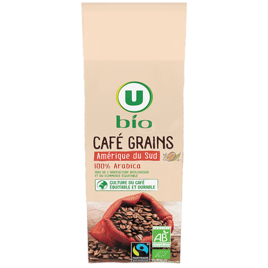 Café Bio en grains Amérique du Sud - 250g
