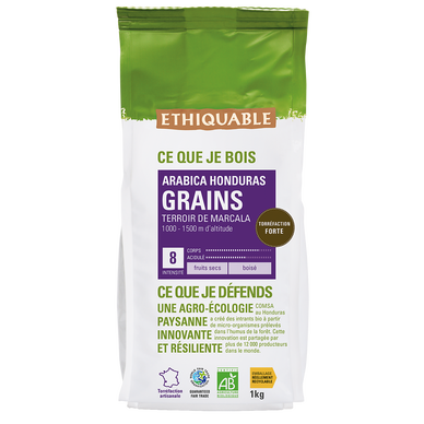 Café en grains Bio ETHIQUABLE Honduras N°4 - 1kg