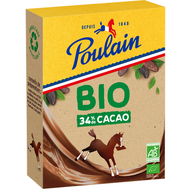 Chocolat en Poudre Bio POULAIN - Boîte de 350g