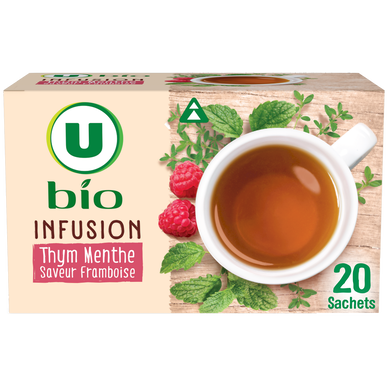 Infusion  thym menthe framboise - 20 sachets - 30g