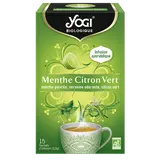 Infusion menthe citron vert bio YOGI, x15 sachets, 30g