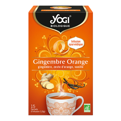 YOGI - Infusion Gingembre Orange - x15, 27g