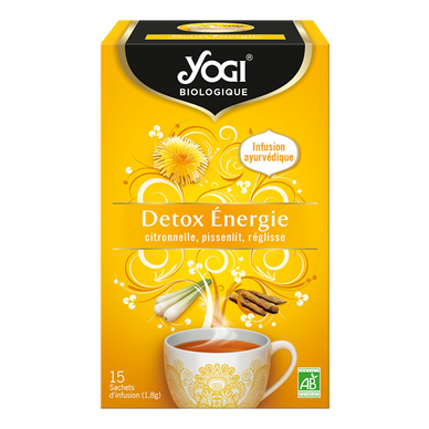 YOGI - Infusion Détox Energie - x15, 27g