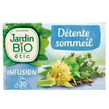 Infusion Bio Détente sommeil JARDIN BIO ETIC - 20 sachets - 30g