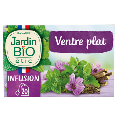 Infusion Bio Ventre plat JARDIN BIO ETIC - 20 sachets - 30g