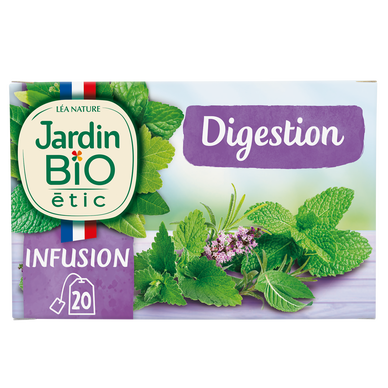 Infusion Bio Digestion légère JARDIN BIO ETIC - 20 sachets - 30g