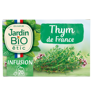 Infusion Bio Thym JARDIN BIO ETIC - 20 sachets - 28g