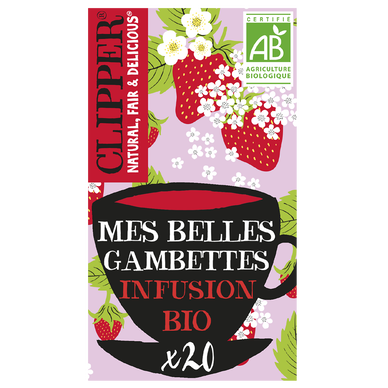 Infusion Bio Mes belles gambettes CLIPPER - 20 sachets - 40g