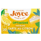 Thé blanc bio saveur tarte au citron JOYCE, x20 sachets, 30g