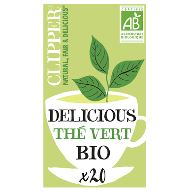 Thé vert Bio CLIPPER - 20 sachets - 35g