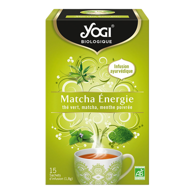 YOGI - Thé Matcha Energie - x15, 27g